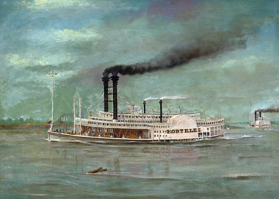 Steamboat Robert E Lee - Custom Painting by War Is Hell Store