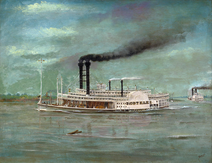 Steamboat Robert E Lee Painting