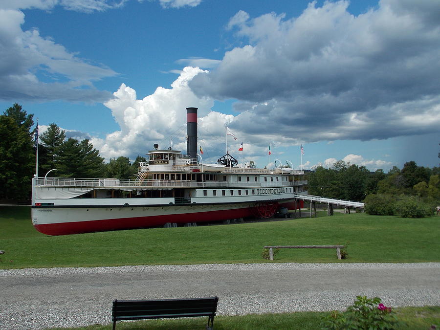Steamboat Ticonderoga Photograph by Catherine Gagne