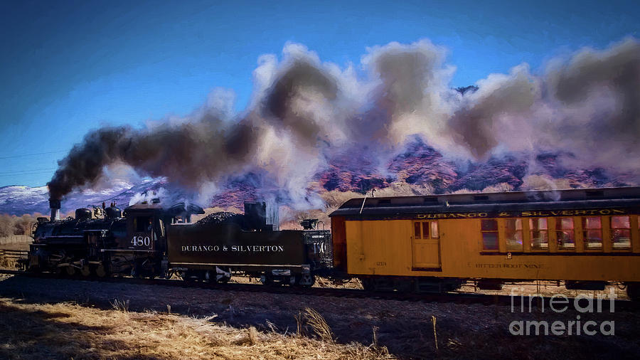 Steaming Along On The 480 Photograph by Janice Pariza