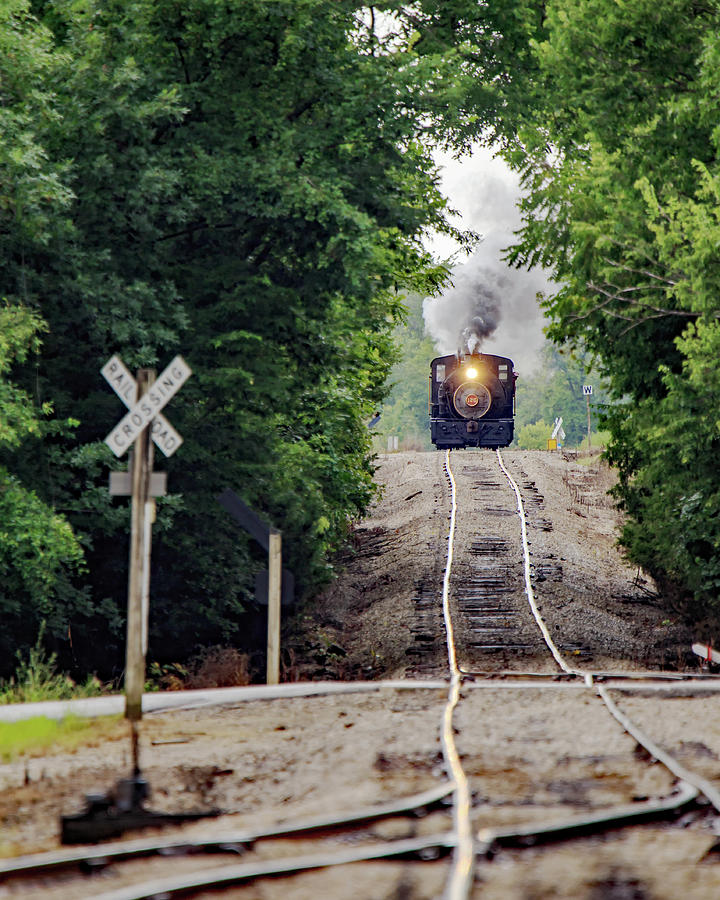 Steaming Down The Track Photograph