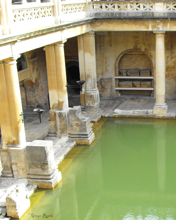 Steaming Pool Roman Bath Photograph by Ginger Repke