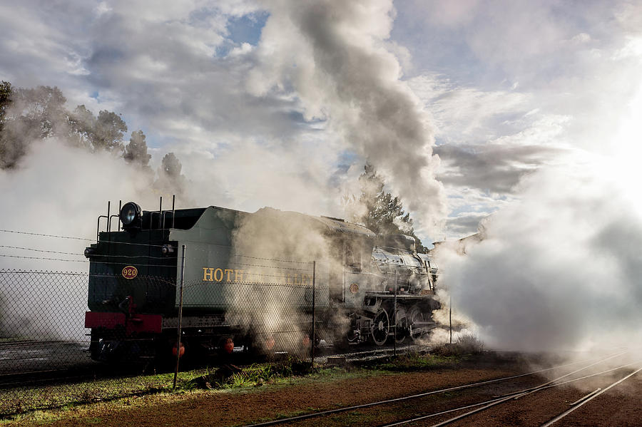 Train Photograph - Steaming by Robert Caddy