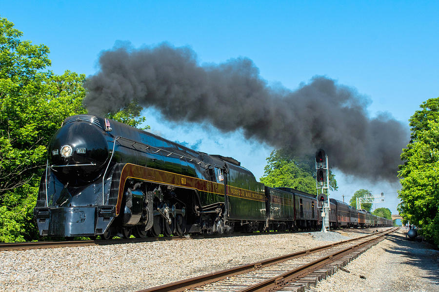 Steaming Through Bedford Photograph by Steve Hammer
