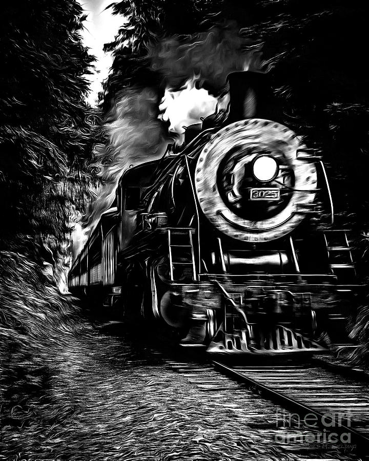 Steaming through the Pass Photograph by Edward Fielding