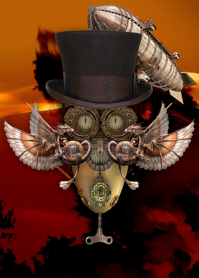 Steampunk Art Mixed Media by Marvin Blaine