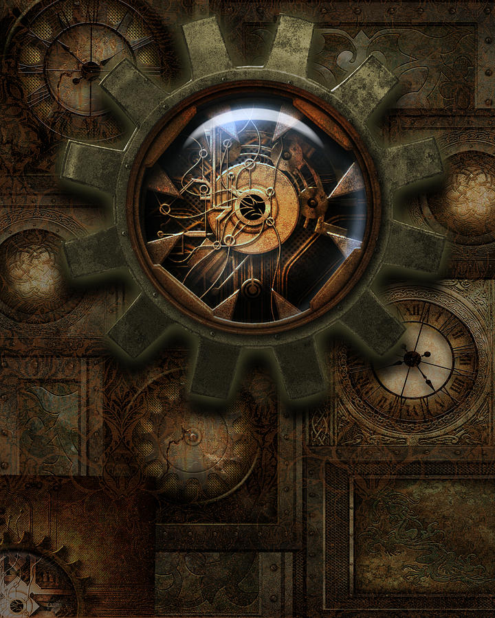 Steampunk Clockwork Digital Art