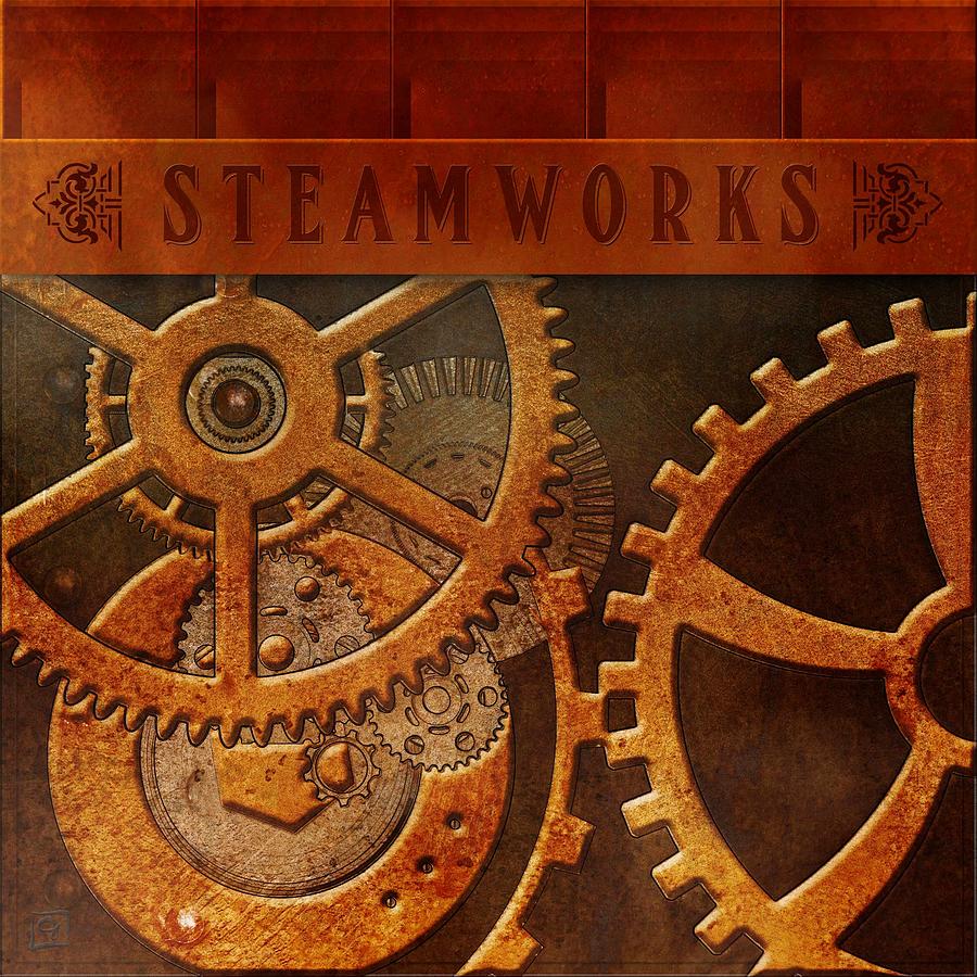Steam Works Painting by Jean Moore