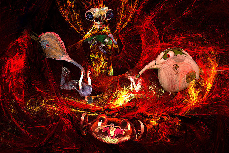 Steampunk Hell Digital Art by Lisa Yount