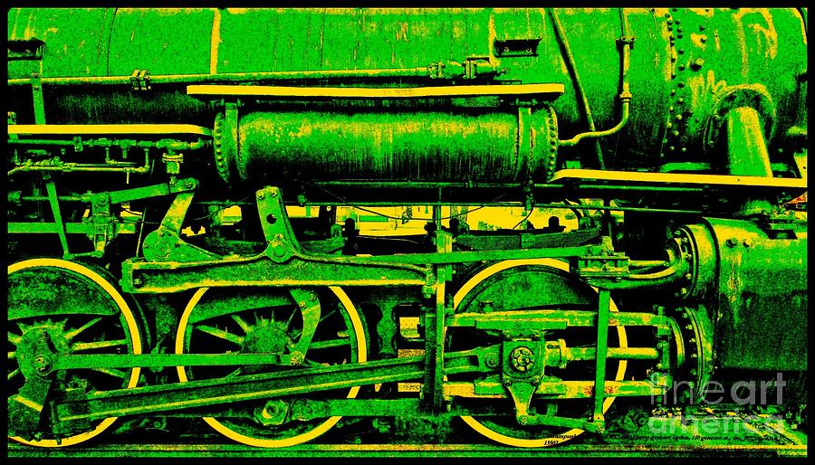 Steampunk Iron Horse No. 3 Digital Art by Peter Ogden