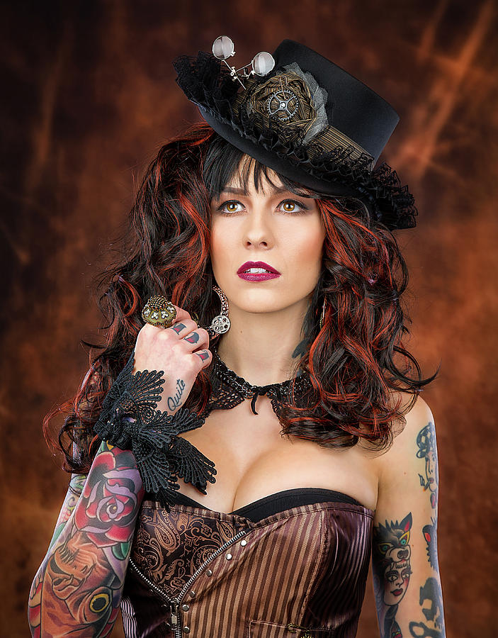 Steampunk Portrait Photograph by Jackie Sajewski