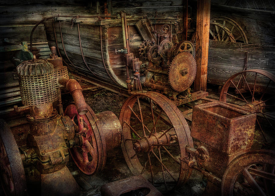 Steampunk Storage Photograph by Doug Matthews