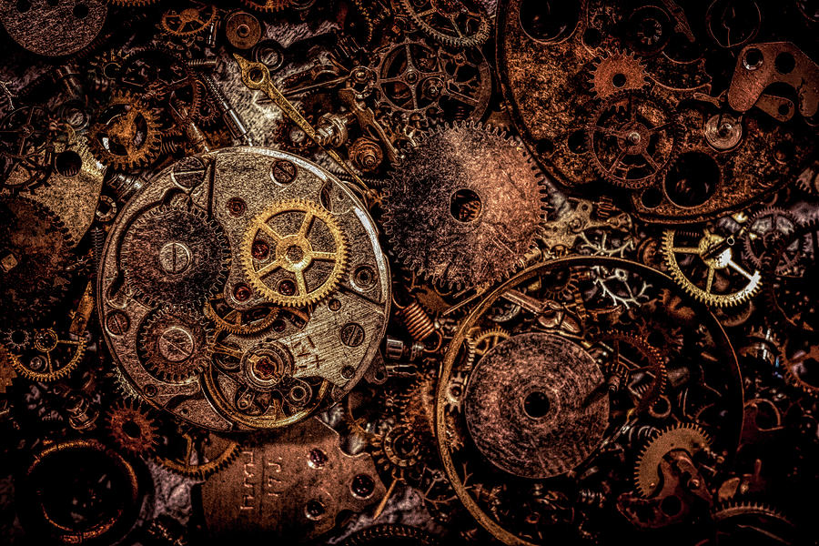 Steampunk - watch parts Photograph by Lilia D - Fine Art America