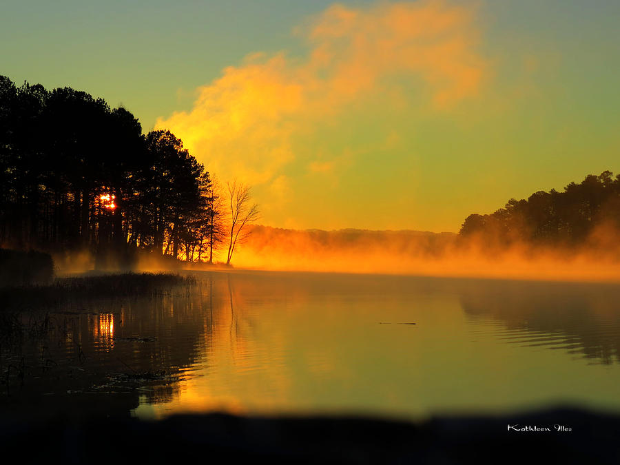 Steamy Sunrise Photograph by Kathleen Illes