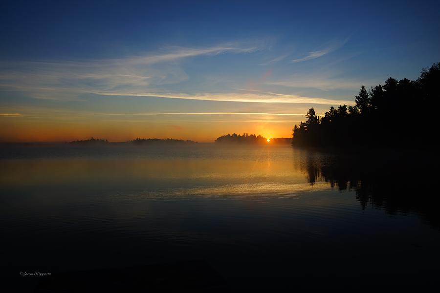 Steamy Sunrise Photograph by Steven Clipperton