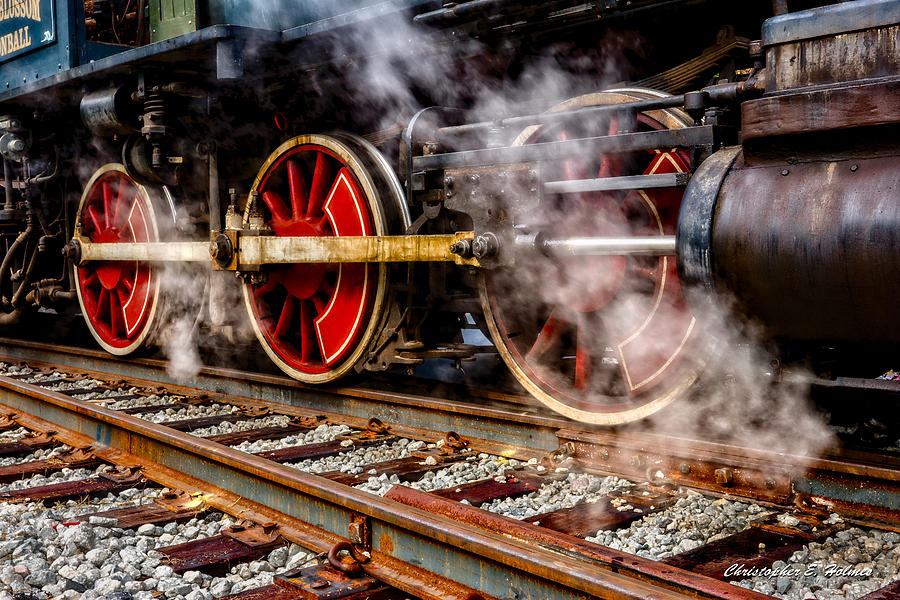 Steel and Steam Photograph by Christopher Holmes
