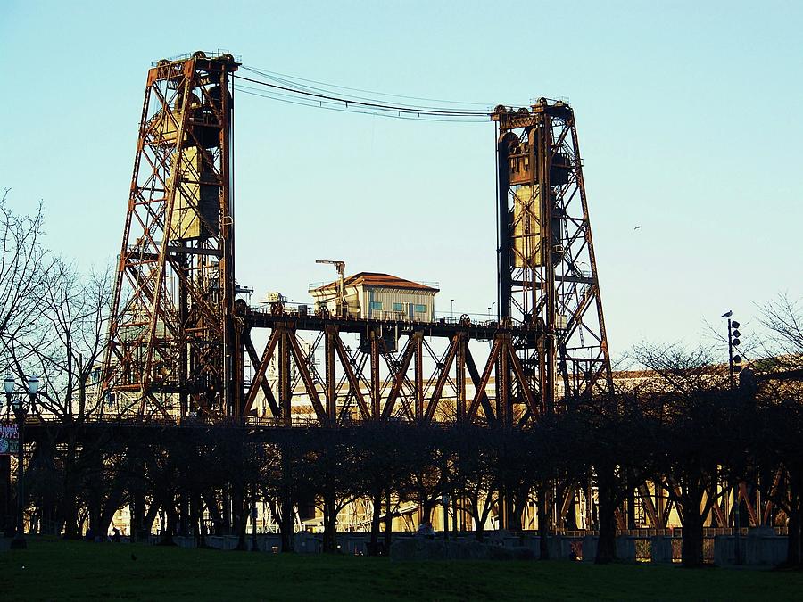 Steel Bridge - Portland, OR Photograph by Julie Rauscher