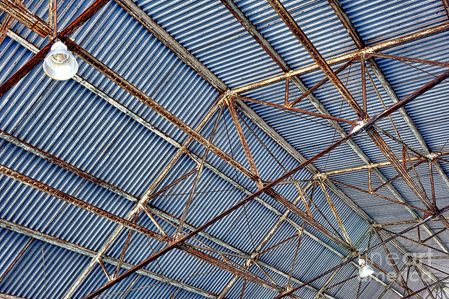 Steel Ceiling Photograph by Olivier Le Queinec