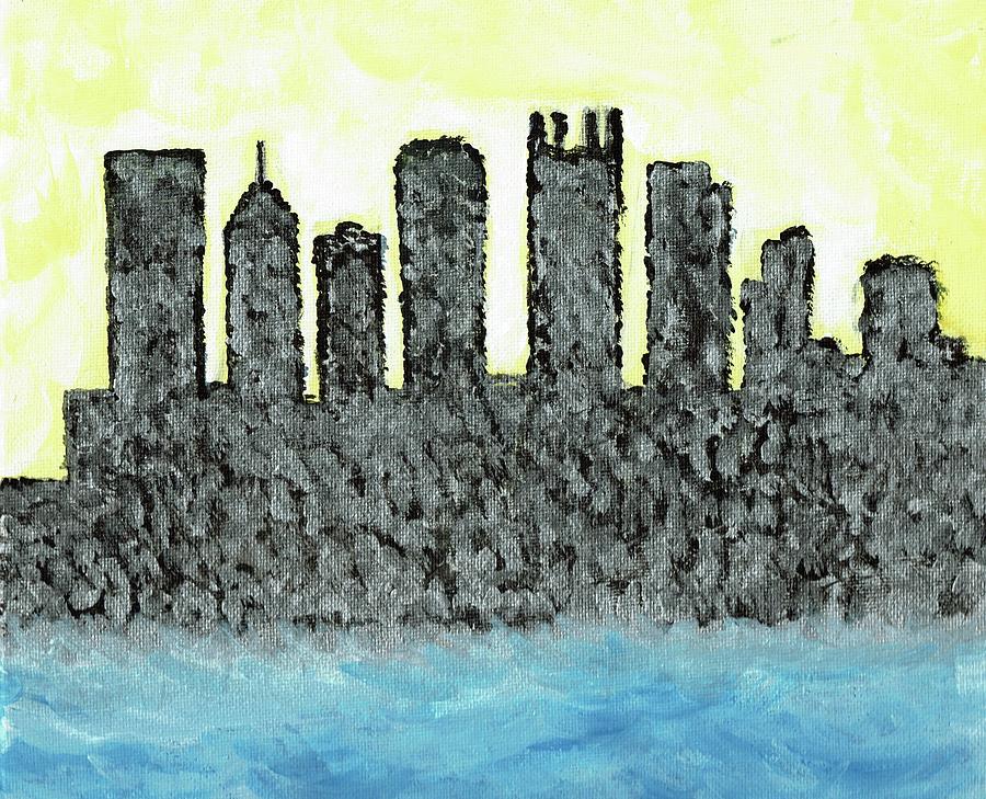Steel City Painting by Sarah Warman