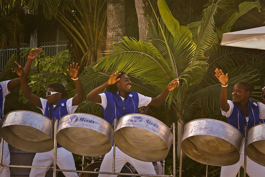 Jamaica Photograph - Steel Drum Band by Jena Ferguson