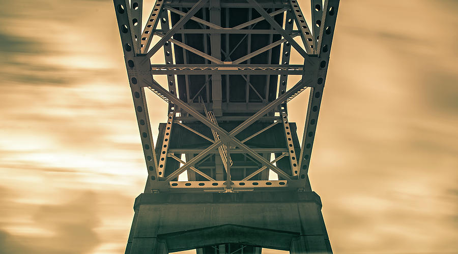 Steel Engineered Highway Bridge Structure Photograph by Alex Grichenko