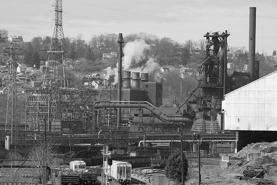 Steel Mill 2 Photograph by Michael Hills