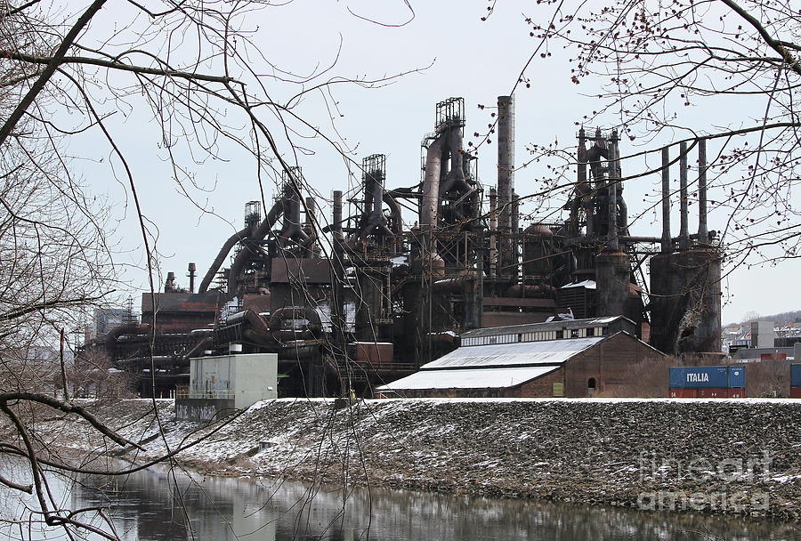 Steel Stacks Along The Lehigh by Ken Keener Steel Stacks Along The Lehigh by Ken Keener