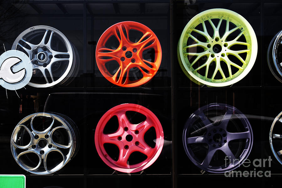 Steel Wheel Colors Photograph by Charline Xia