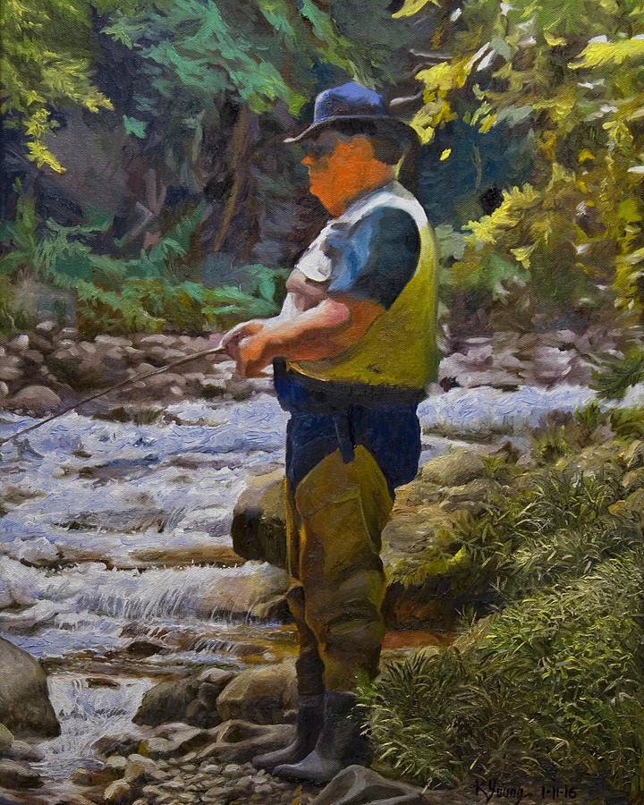 Steele Creek Memories Painting by Kenneth Young