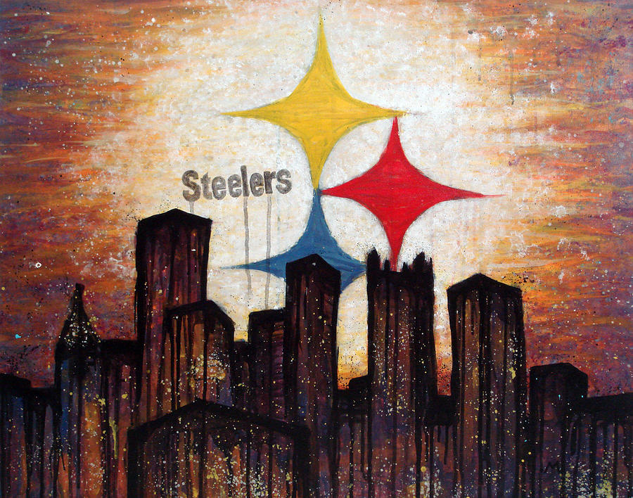 Steelers Painting - Steelers. by Mark M  Mellon