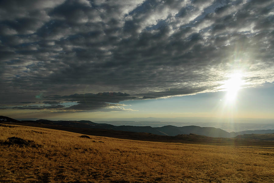 Steens Mountain Sunburst Photograph by Robert Potts