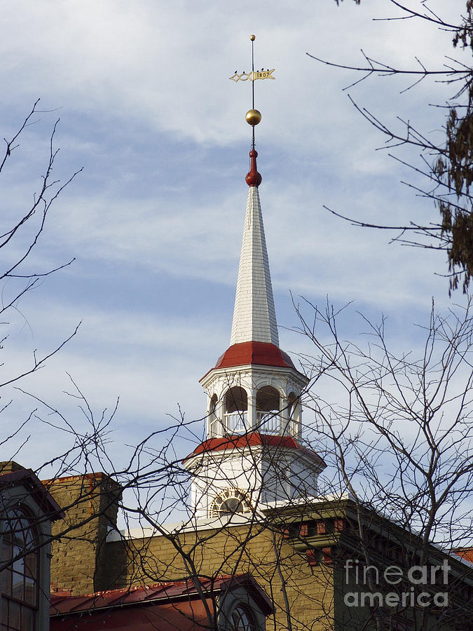 Steeple in Frederick Maryland Photograph by William Kuta