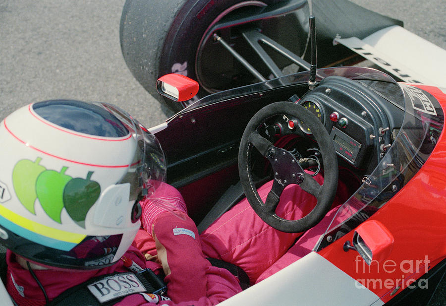Stefan Johansson. 1987 German Grand Prix Photograph by Oleg Konin