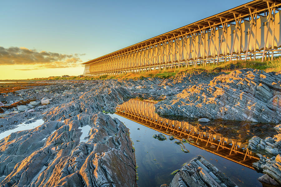 Vardo Photograph - Steilneset Monument Reflections by Inger Vaa Eriksen Vardo Photograph - Steilneset Monument Reflections by Inger Vaa Eriksen