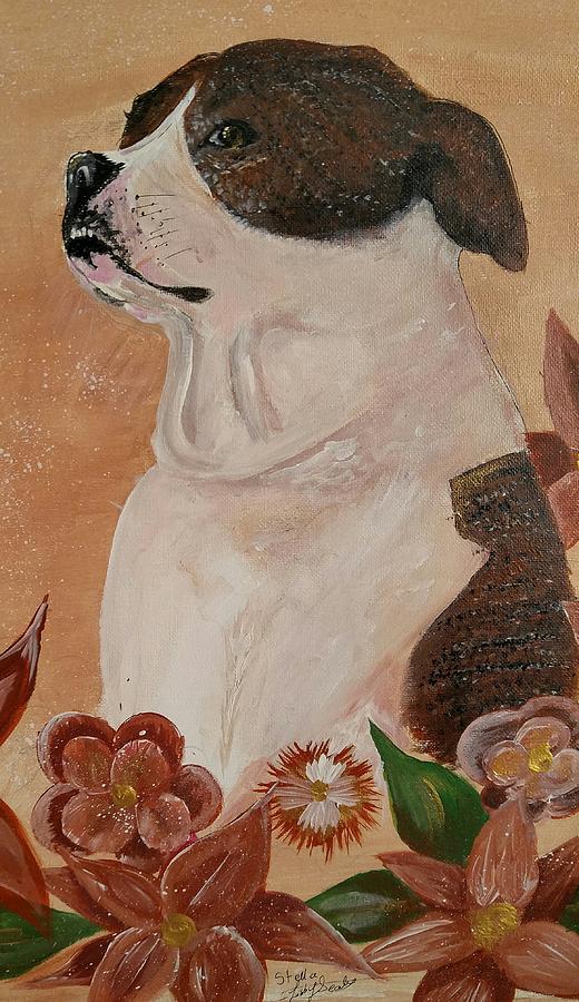 Dog Painting - Stella  by Libby Sealy