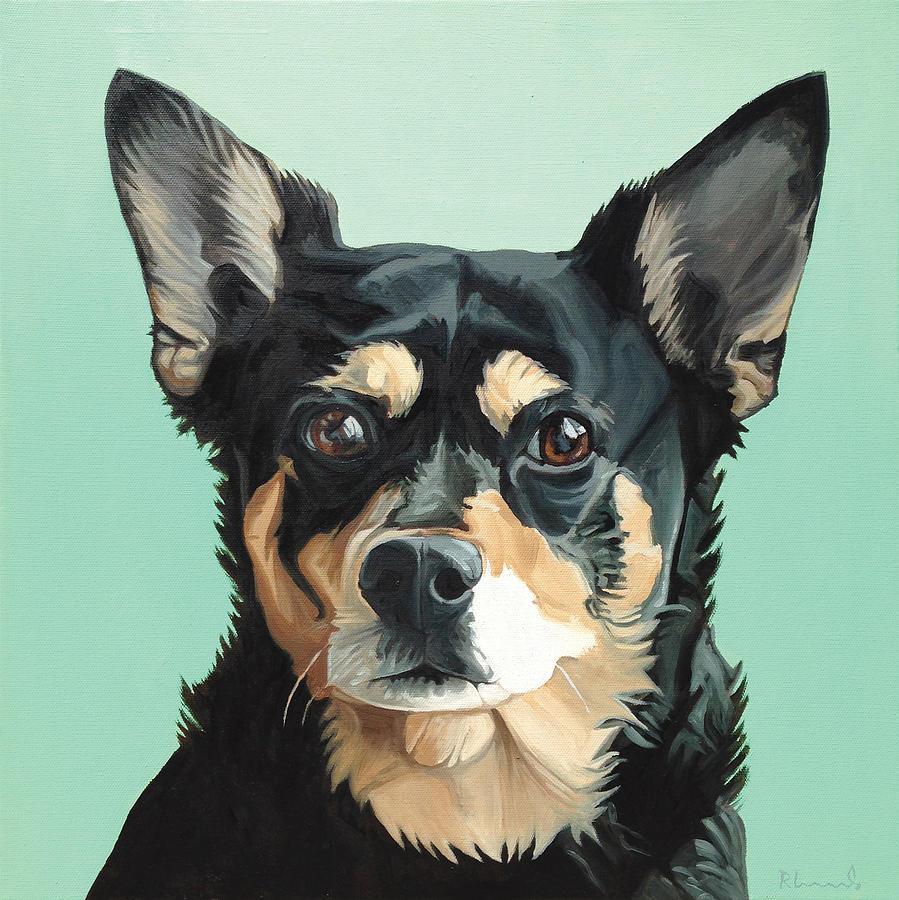 Dog Painting - Stella by Nathan Rhoads