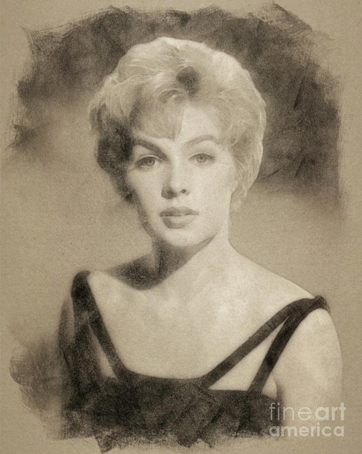 Stella Stevens, Vintage Actress By John Springfield Drawing