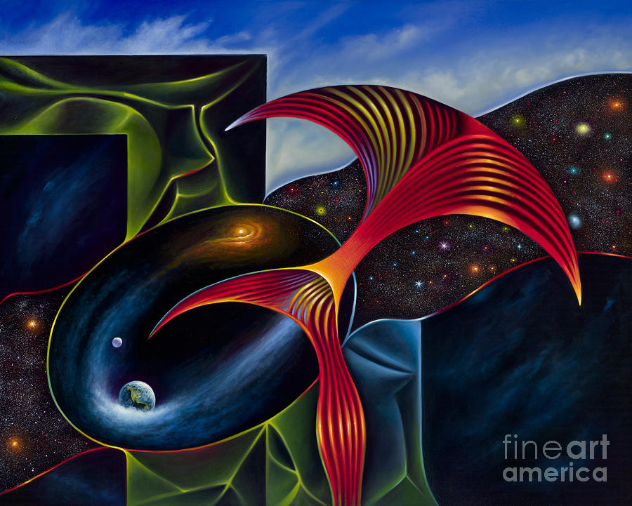 Stellar Crossing Painting by Birgit Seeger-Brooks