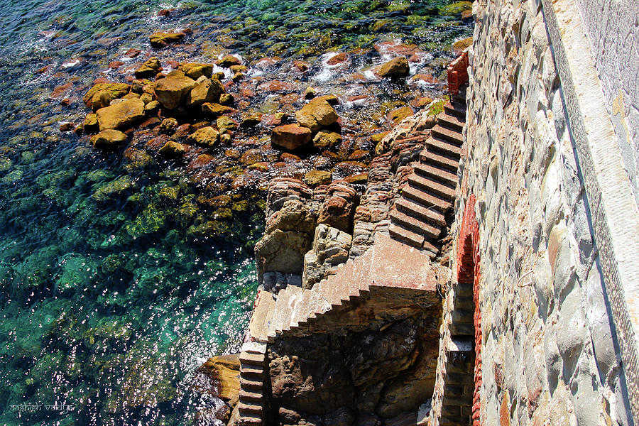 Step into the Ligurian Sea, Italy Photograph by Aashish Vaidya