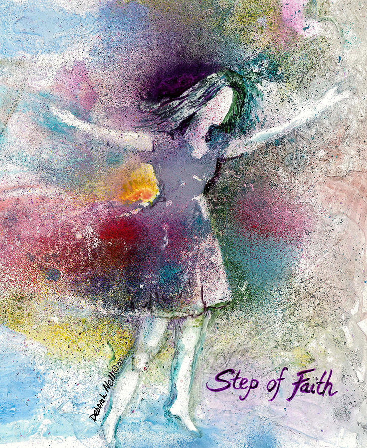 Step Of Faith Painting by Deborah Nell
