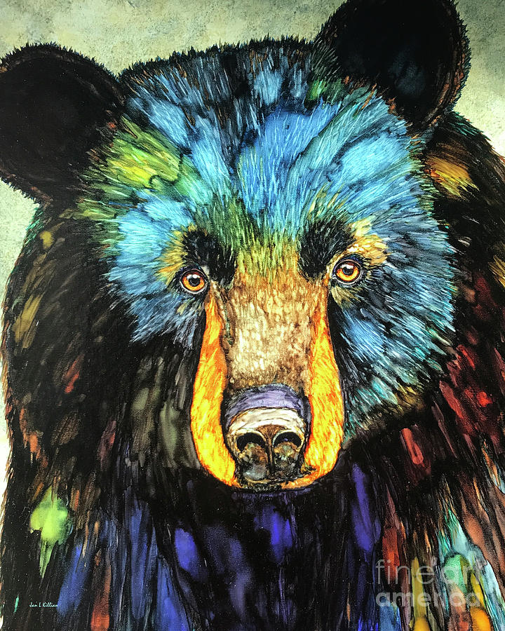 Stephs Bear Painting by Jan Killian