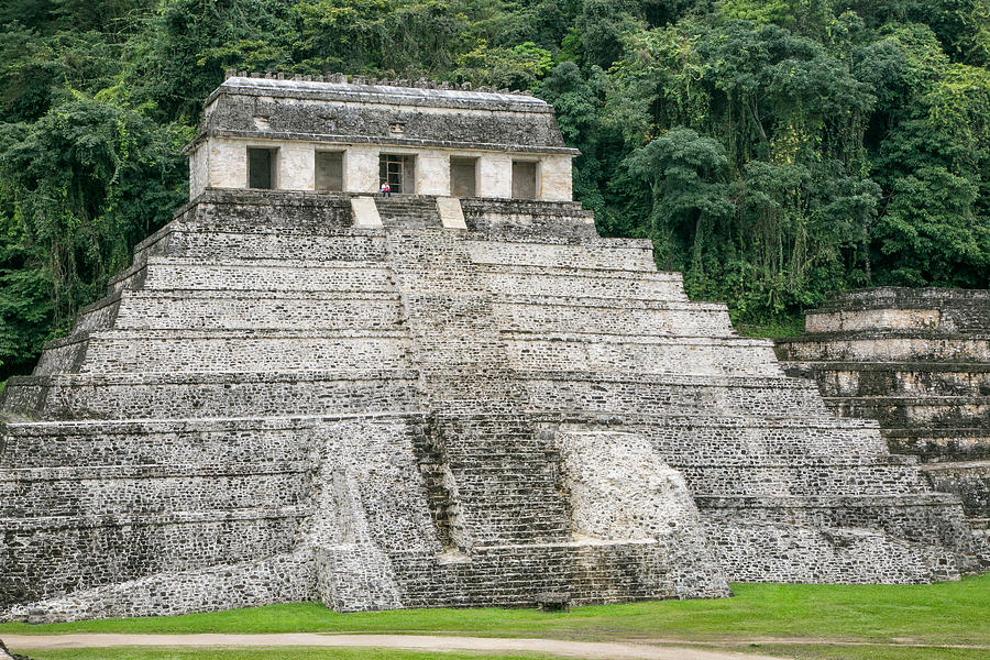 Great Temple of Inscriptions at Palenque Ruins Photograph by Jurgen ...