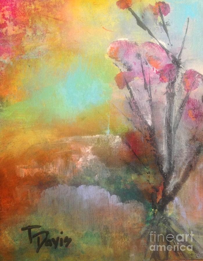 Flower Painting - Stepping Into My Dream by Terri Davis