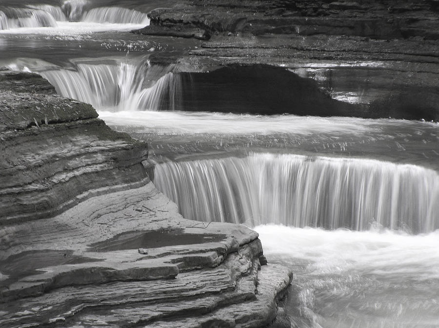 Stepping Stone Water Falls Photograph by Patricia Healey