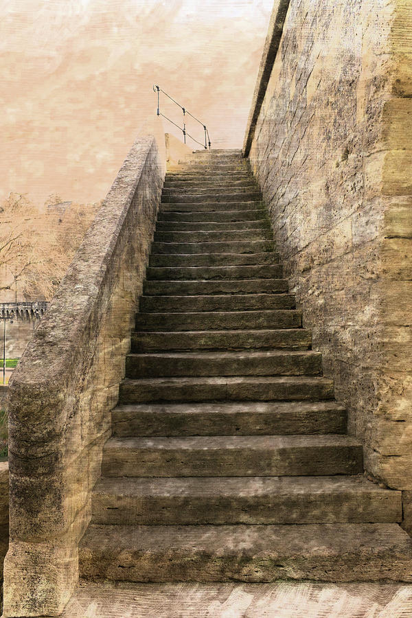Steps Avignon, France Photograph by Hugh Smith