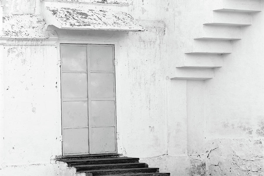 Steps Door Squares  Photograph by Prakash Ghai