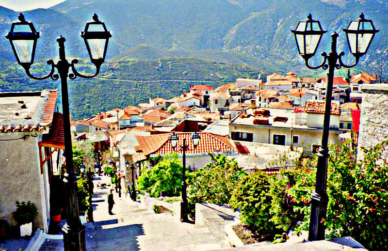 Steps of Arahova Photograph by Maro Kentros - Fine Art America