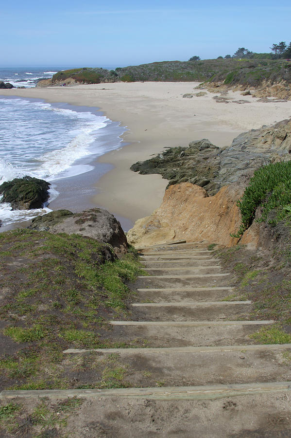 Steps to the Beach Photograph by Lauren Rademacher - Fine Art America