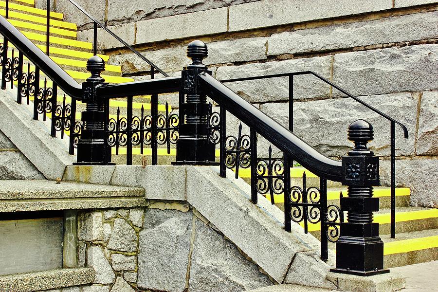 Steps Yellow Accents Photograph by Brian Sereda