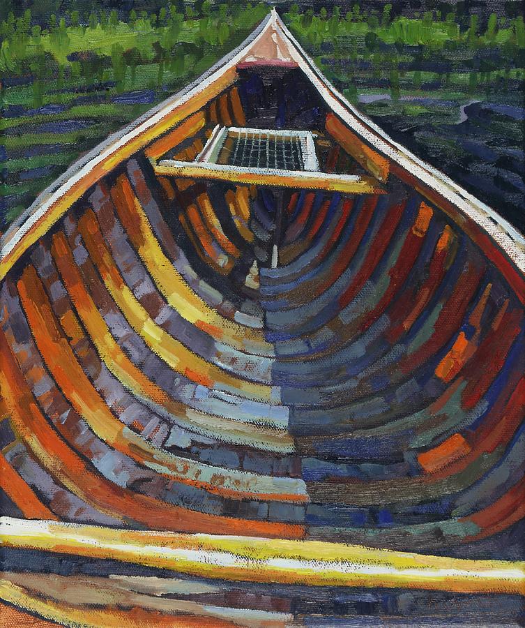 Stern Seat Painting by Phil Chadwick